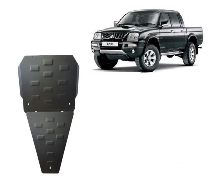 Stalowa osłona podwozia skrzyni biegów | Mitsubishi L 200 (1998-2007) - 2