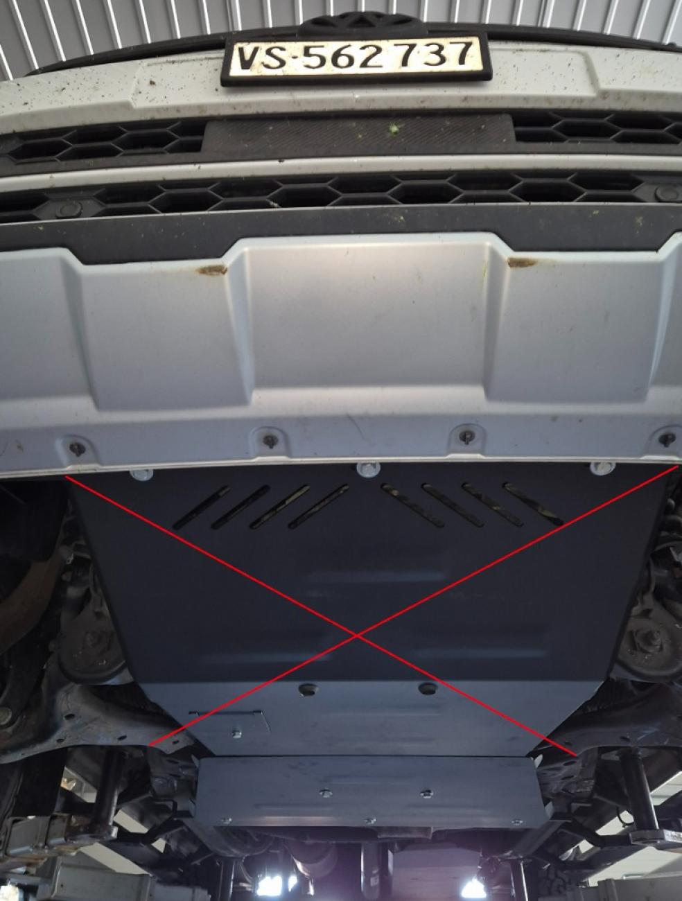 Bundplade Stål Gearkasse | VW Amarok - V6 automat (2016-2022) - 8
