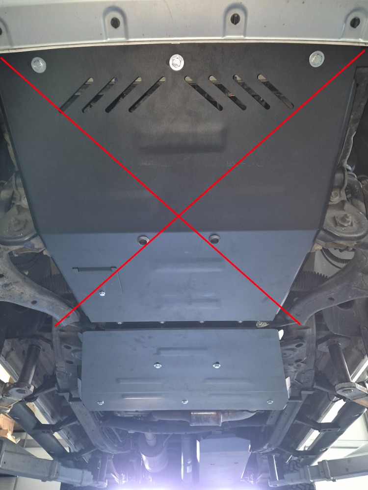 Protezione inferiore cambio in acciaio | VW Amarok - V6 automat (2016-2022) - 7