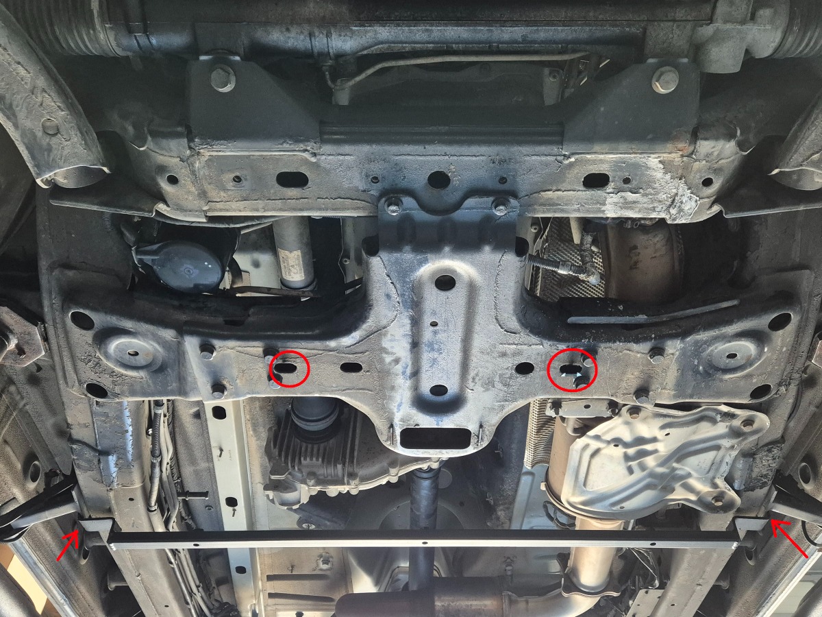 Protezione inferiore cambio in acciaio | VW Amarok - V6 automat (2016-2022) - 4