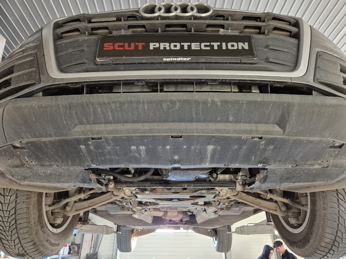 Protector inferior de acero para caja de cambios | Audi Q5 (2017-2025) - 10