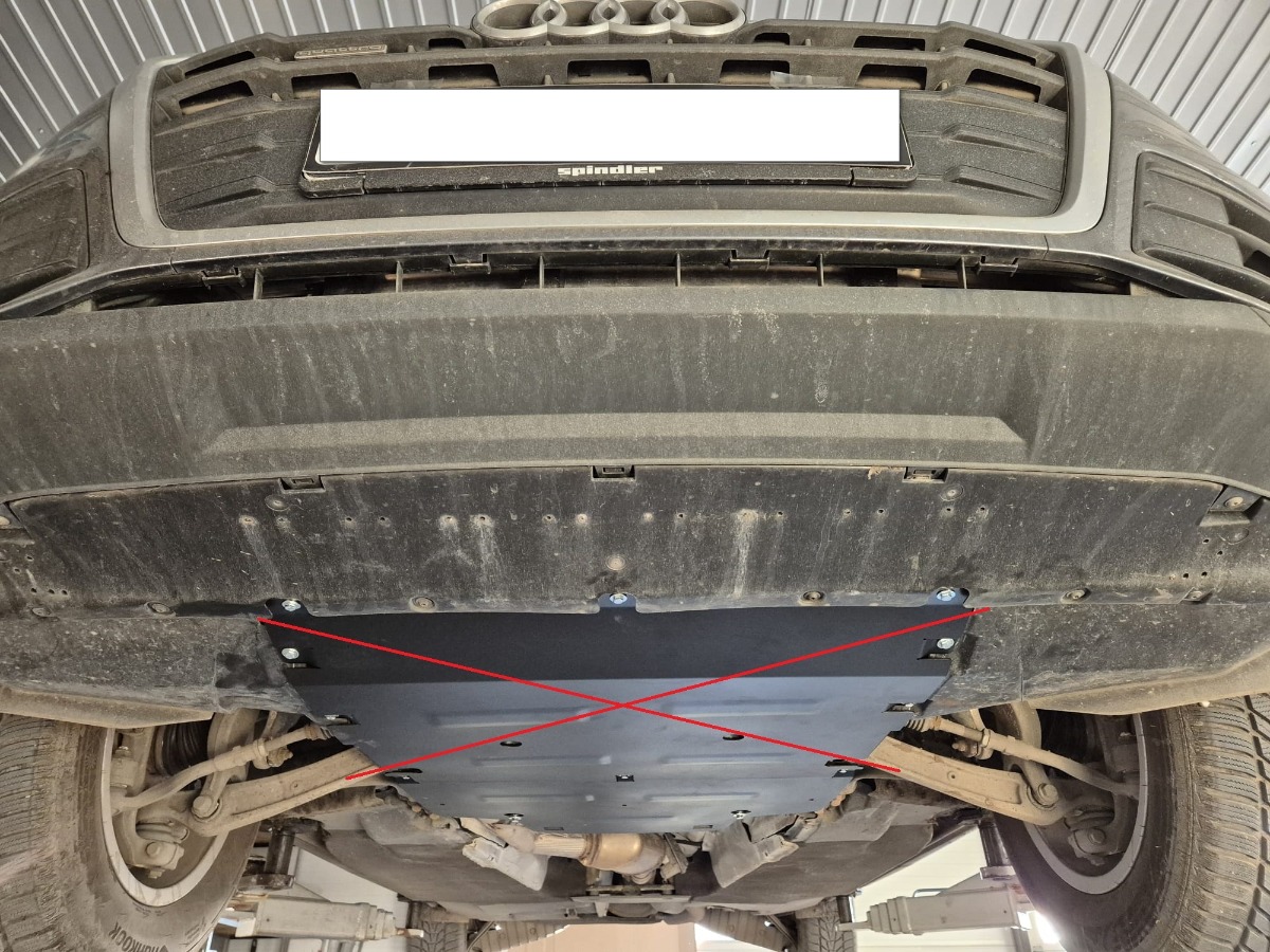 Protector inferior de acero para caja de cambios | Audi Q5 (2017-2025) - 9