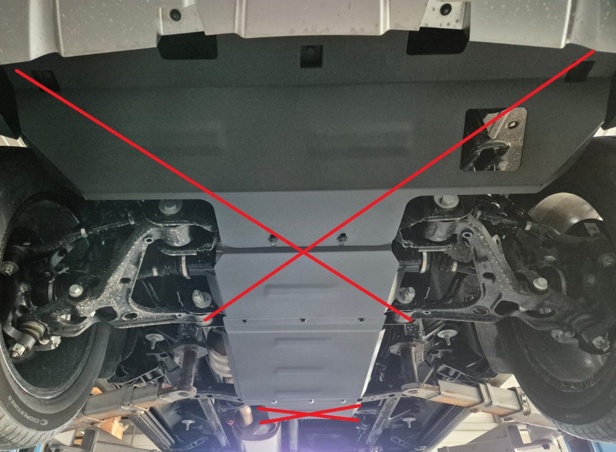 Protection inférieure de boîte de vitesses en acier | BAIC Beijing BJ60 (2022-2026) - 5