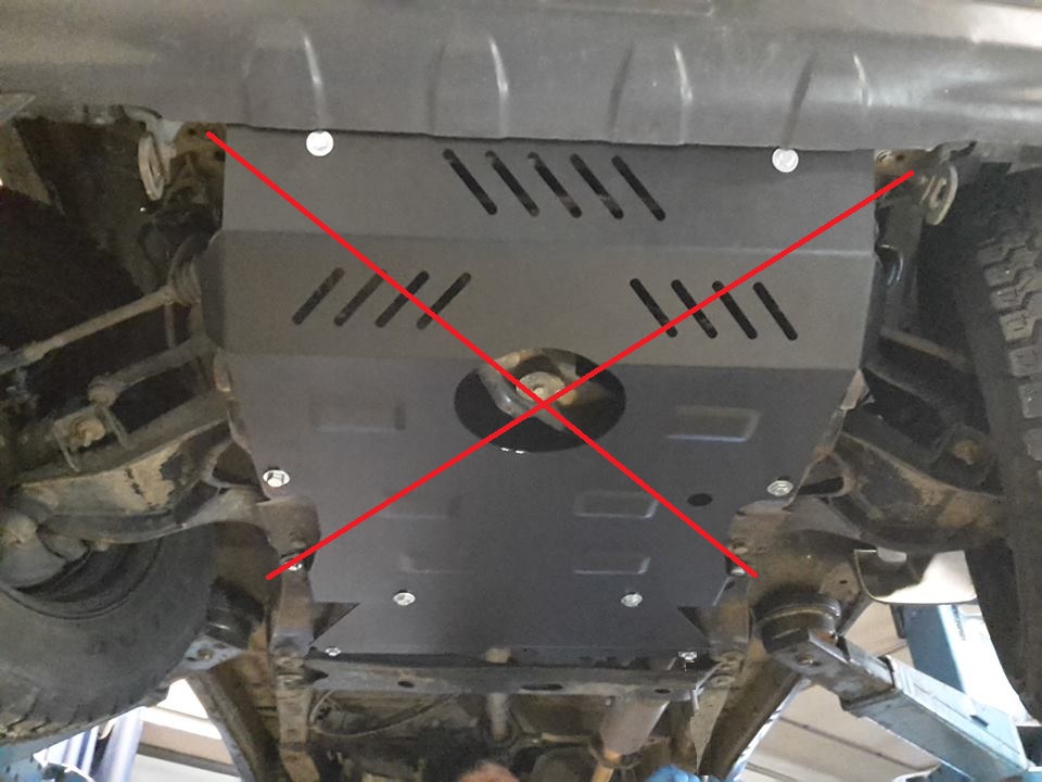 Proteção inferior da caixa de velocidades em aço | Daihatsu Terios (1997-2006) - 5