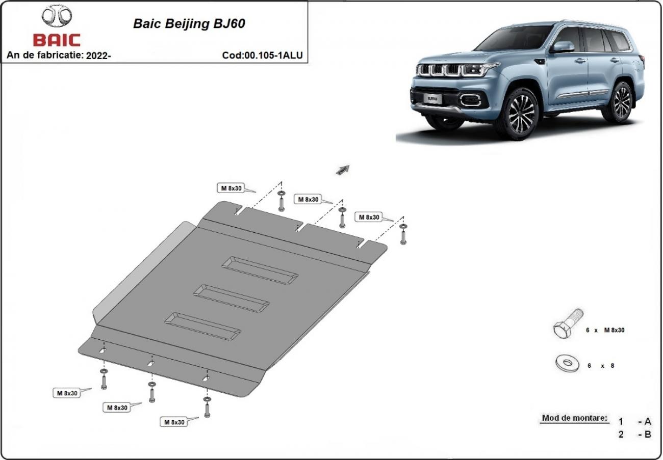 Bundplade Aluminium Gearkasse | BAIC Beijing BJ60 (2022-2026) - 2