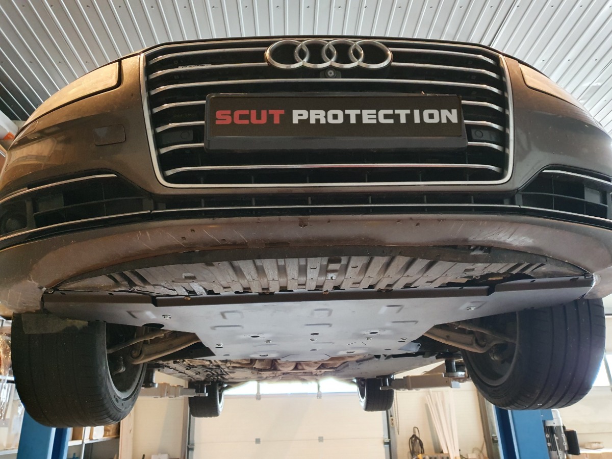 Stalowa osłona podwozia skrzyni biegów | Audi A8 (2010-2017) - 7