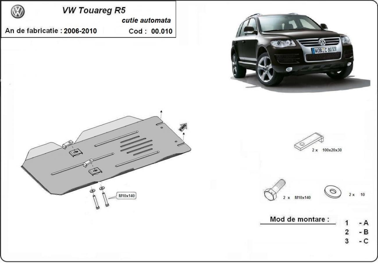 Hasplåt Stål Växellåda | VW Touareg 7L (2003-2010) - 3