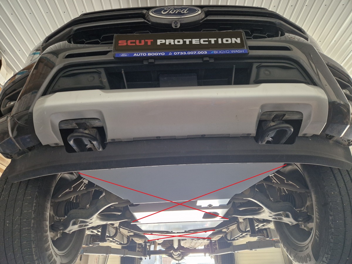 Protector inferior de acero para caja de cambios | Ford Ranger (2023-2026) - 6