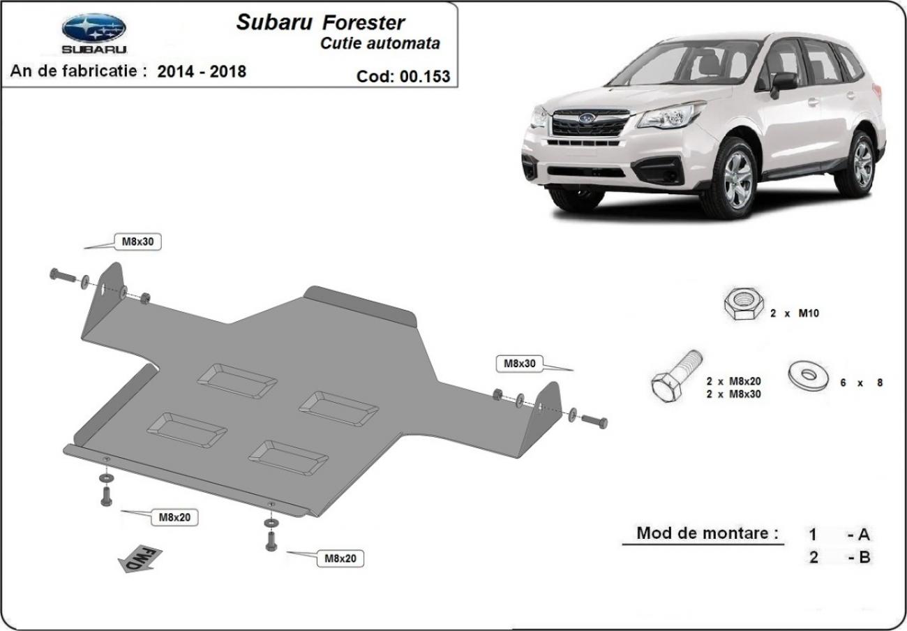 Hasplåt Stål Växellåda | Subaru Forester 4 (2014-2018) - 3