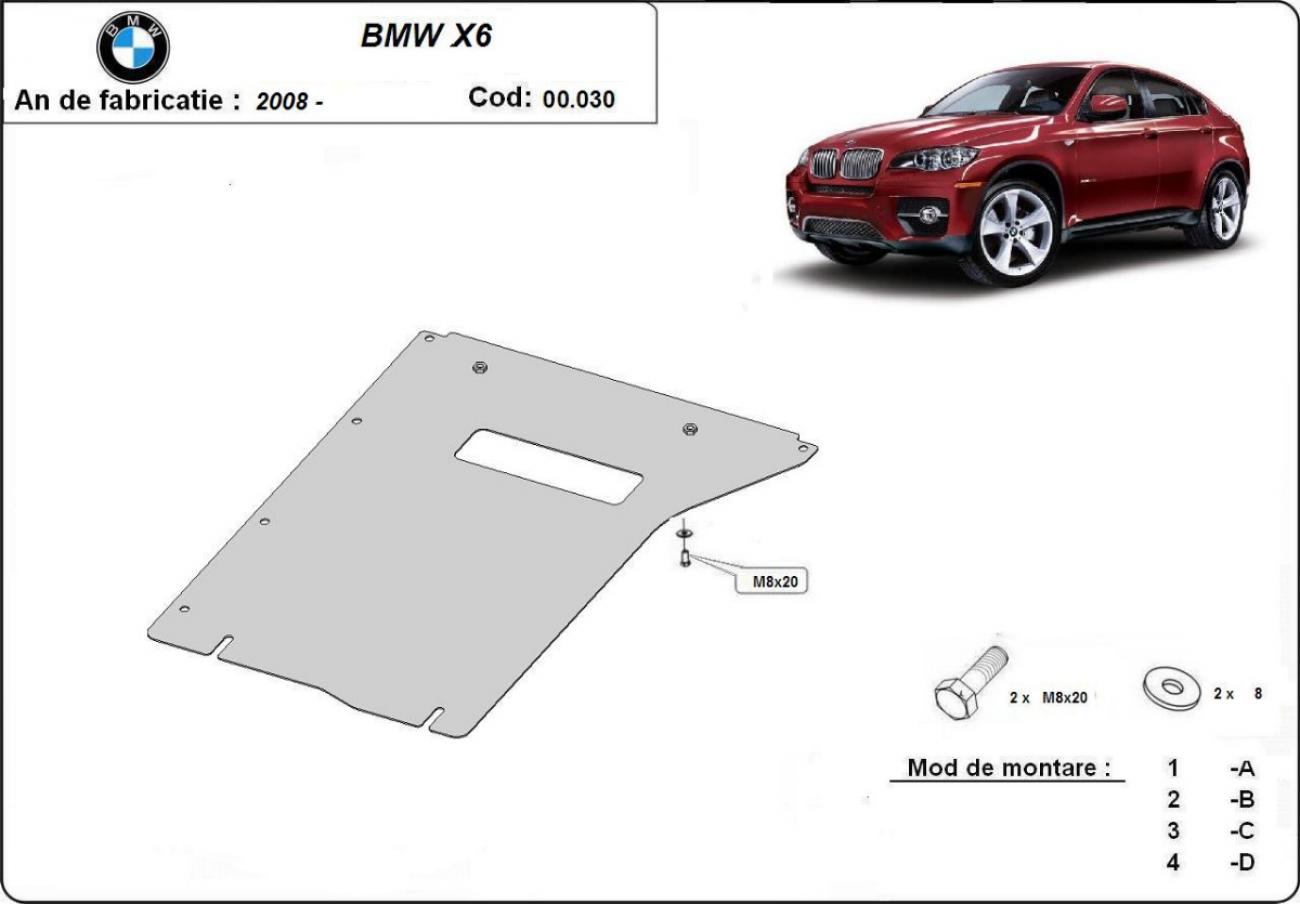 Skid plate Steel Gearbox | BMW X6 E71 (2007-2014) - 3