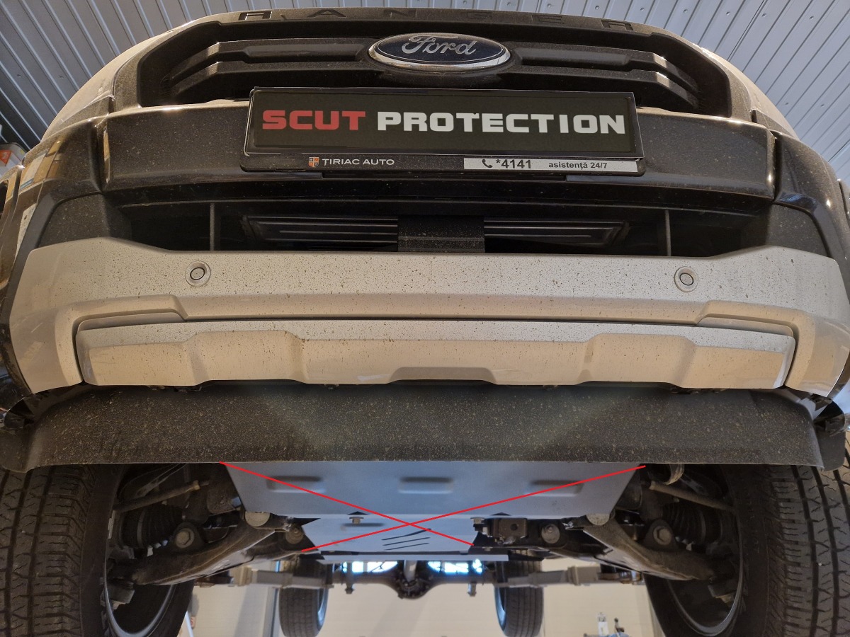 Protezione inferiore cambio in acciaio | Ford Ranger (2011-2020) - 8