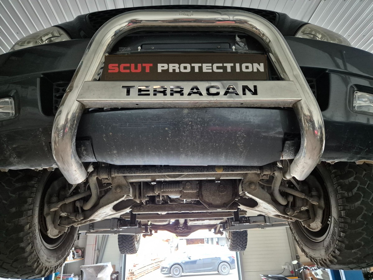 Stalen beschermplaat versnellingsbak | Hyundai Terracan (2001-2007) - 7