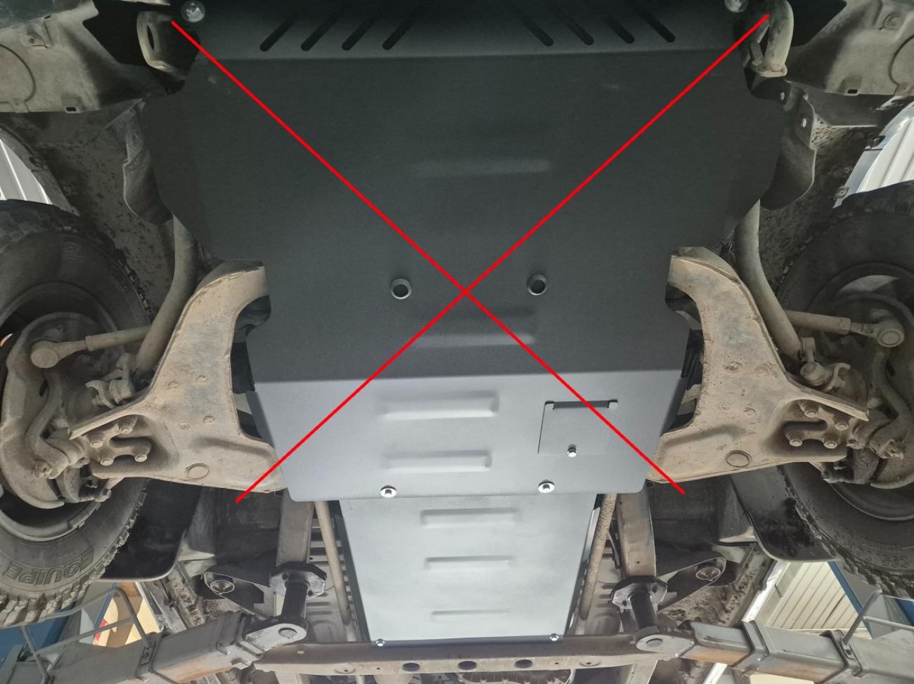 Skid plate Steel Gearbox | Hyundai Terracan (2001-2007) - 6