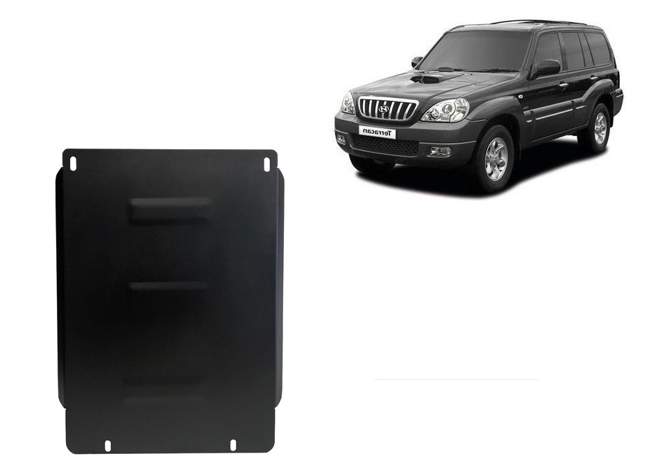 Stalen beschermplaat versnellingsbak | Hyundai Terracan (2001-2007) - 2