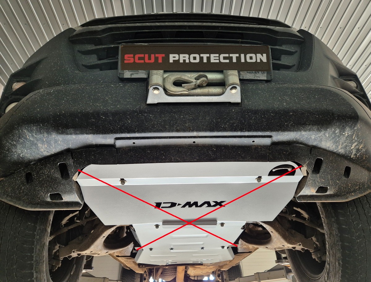 Proteção inferior da caixa de velocidades em aço | Isuzu D-Max (2019-2026) - 9