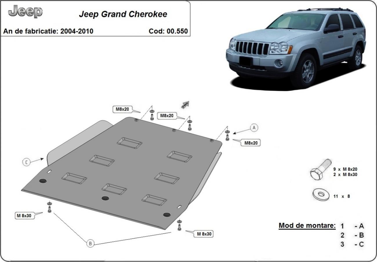 Skid plate Steel Gearbox | Jeep Grand Cherokee (2005-2010) - 3