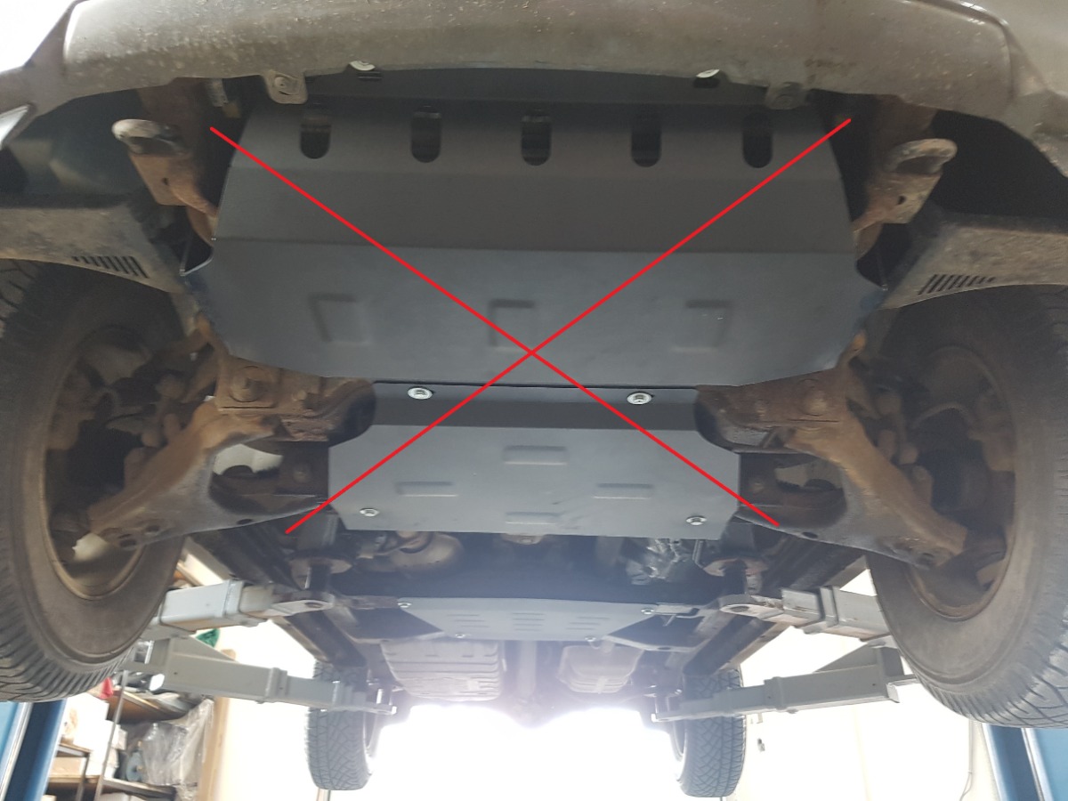 Protezione inferiore cambio in acciaio | Kia Sorento (2002-2006) - 6