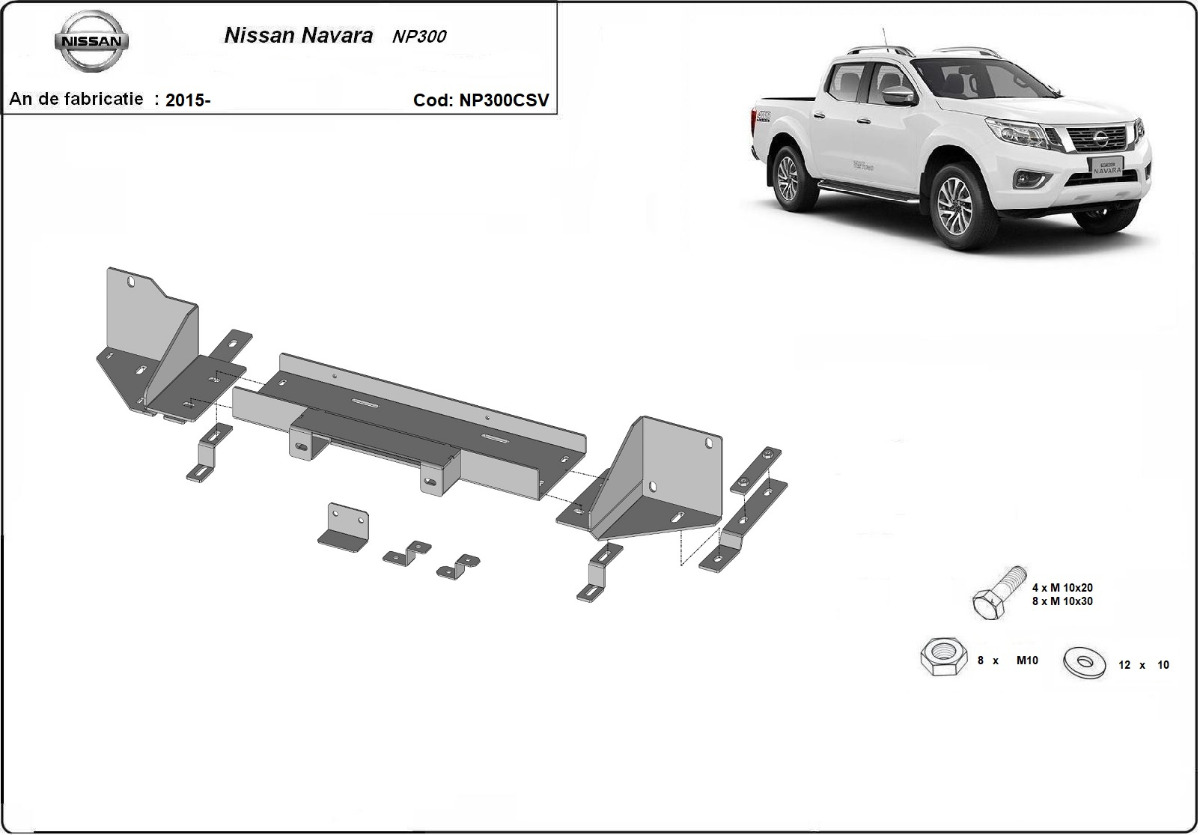 Vinssikiinnike | Nissan Navara (2015-2025) - 2
