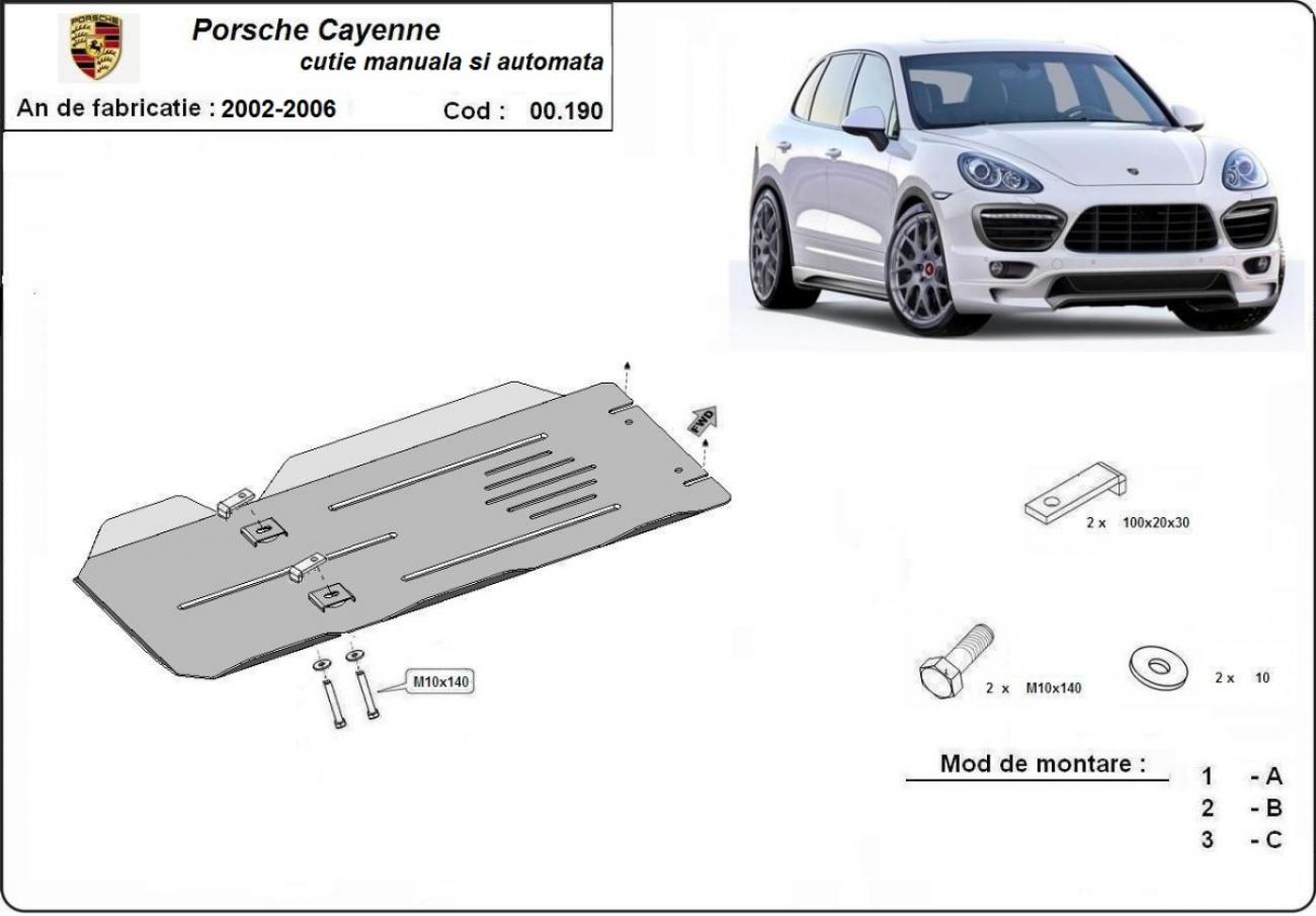 Hasplåt Stål Växellåda | Porsche Cayenne (2002-2006) - 3