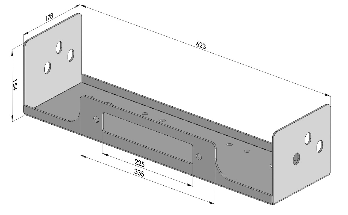 Winch Bracket | Nissan Patrol Y60 (1988-1998) - 2