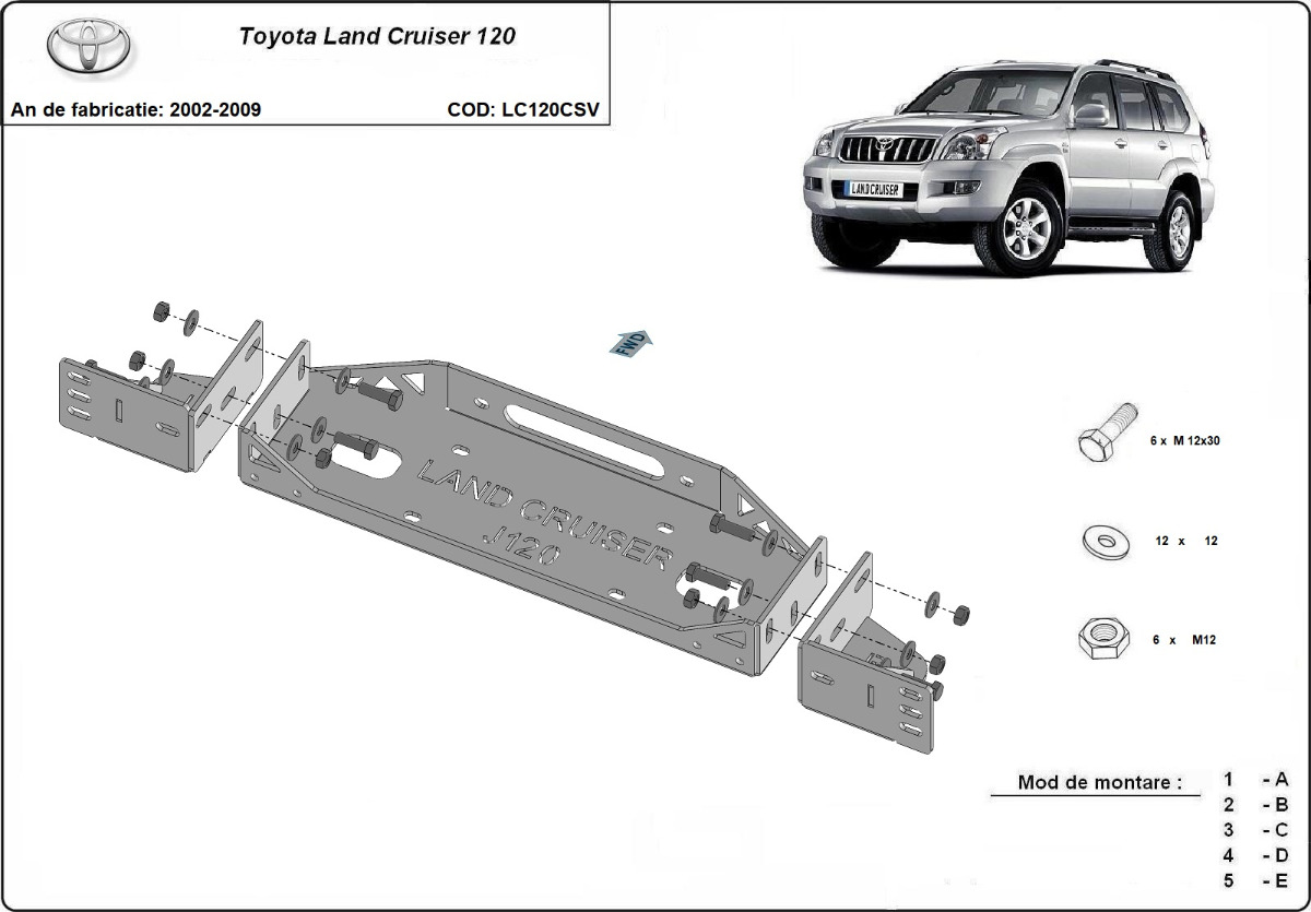 Vinssikiinnike | Toyota Land Cruiser (2002-2009) - 2