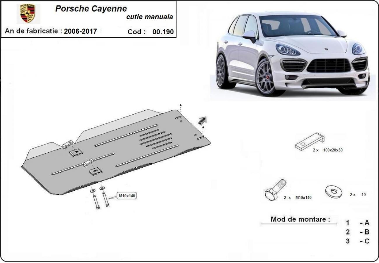 Hasplåt Stål Växellåda | Porsche Cayenne (2006-2017) - 3