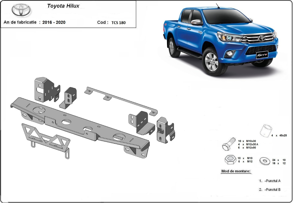 Vinsjfeste | Toyota Hilux Revo (2016-2021) - 3