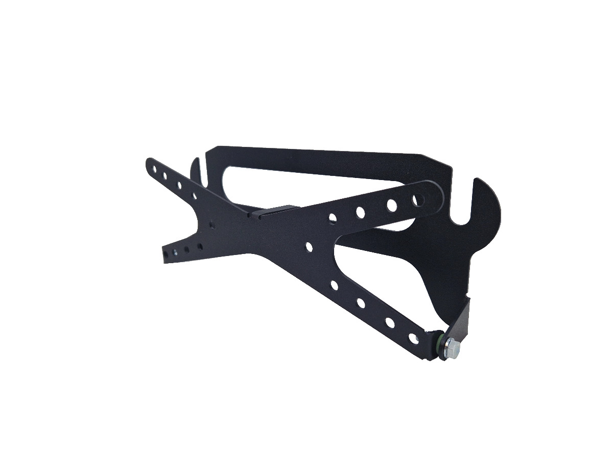 Folding License Plate Bracket for Winch - 3