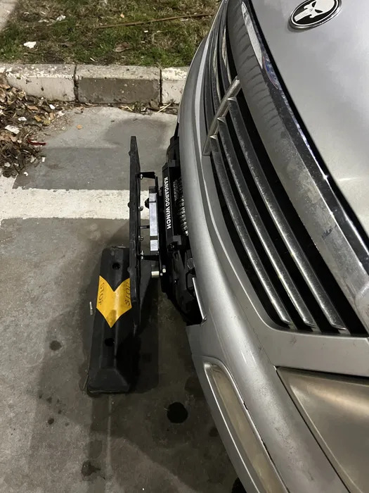 Folding License Plate Bracket for Winch - 8