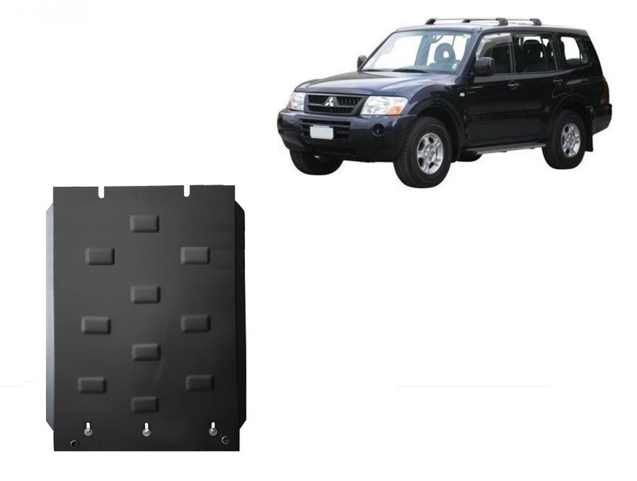 Skid plate Steel Gearbox | Mitsubishi Pajero 3 (V60, V70) (1999-2007) - 2