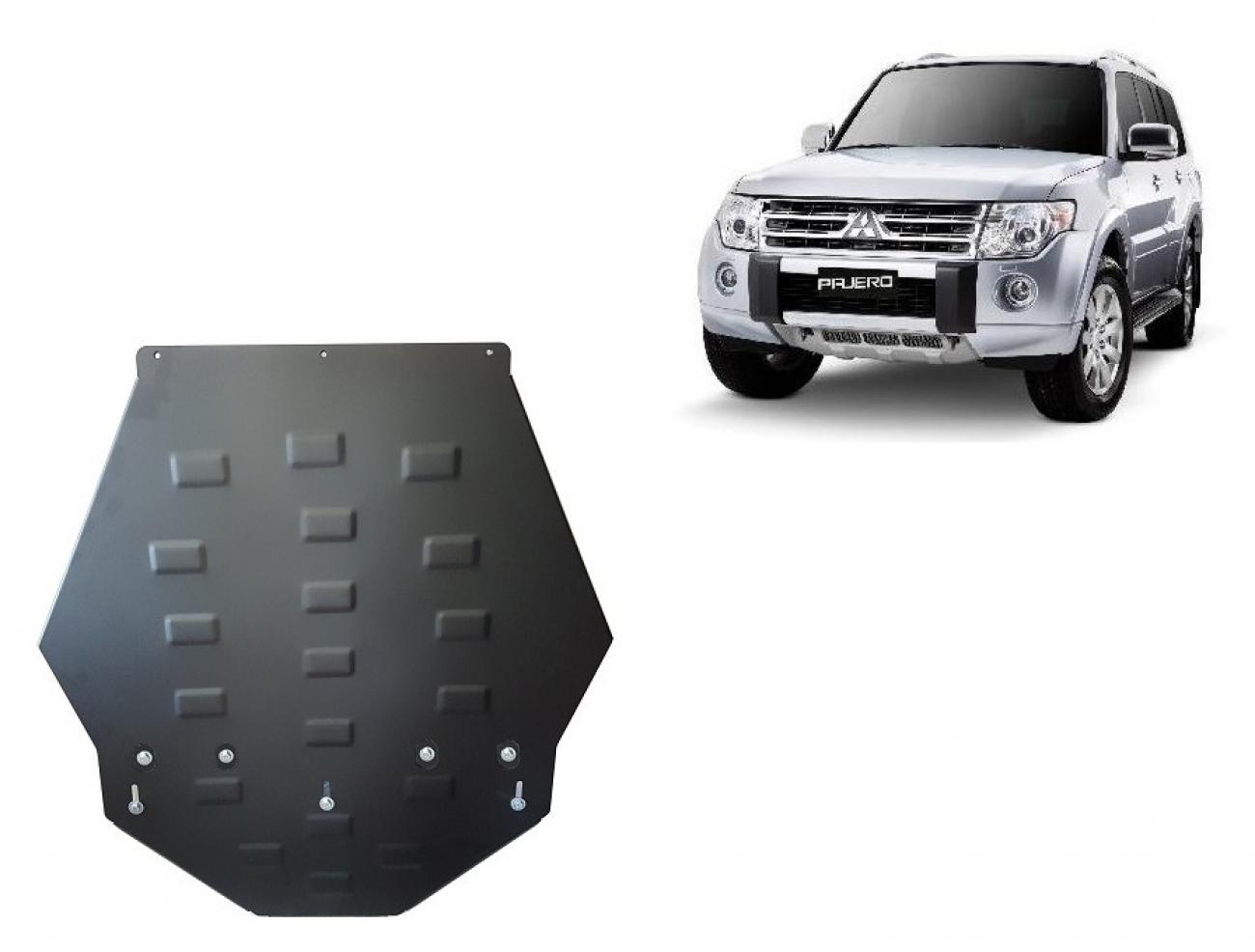 Bunnplate Stål Girkasse | Mitsubishi Pajero 4 (V80, V90) (2007-2021) - 2