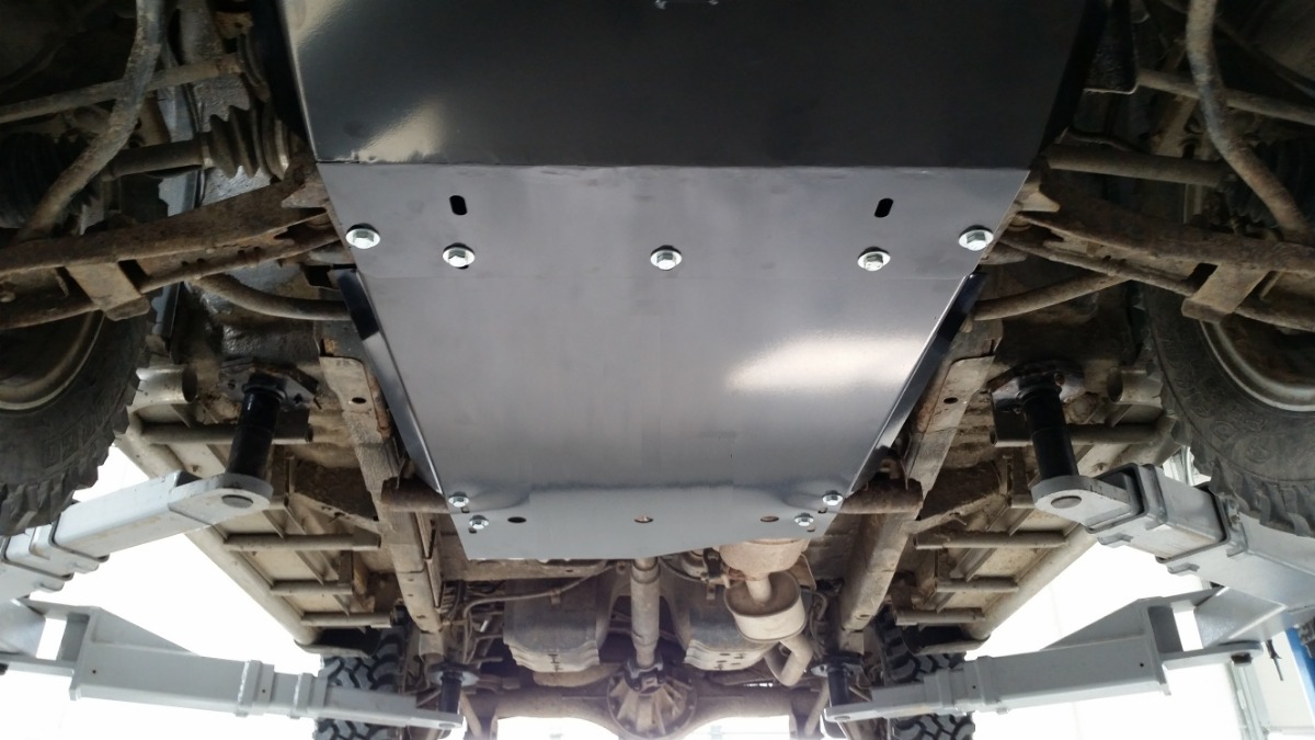 Protection inférieure de boîte de vitesses en acier | Mitsubishi Pajero Pinin (1997-2007) - 5
