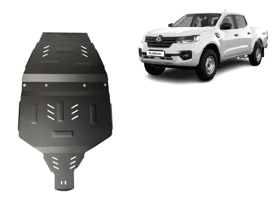 Protection inférieure de boîte de vitesses en acier | Renault Alaskan (2017-2026) - 2