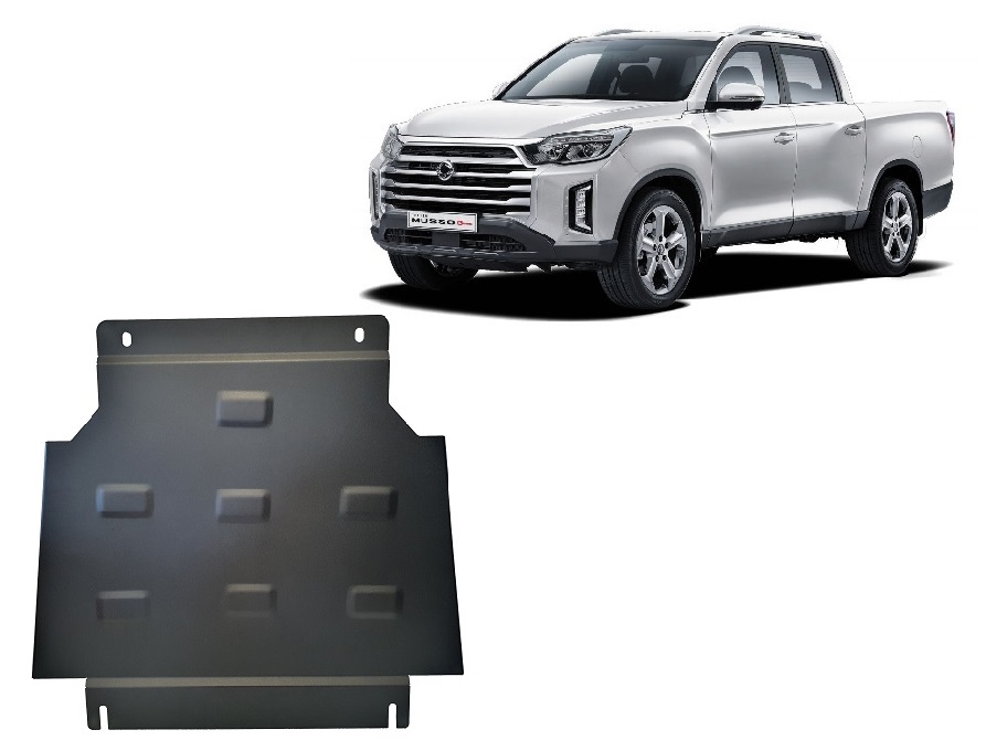 Proteção inferior da caixa de velocidades em aço | Ssangyong Musso Grand (2018-2026) - 2