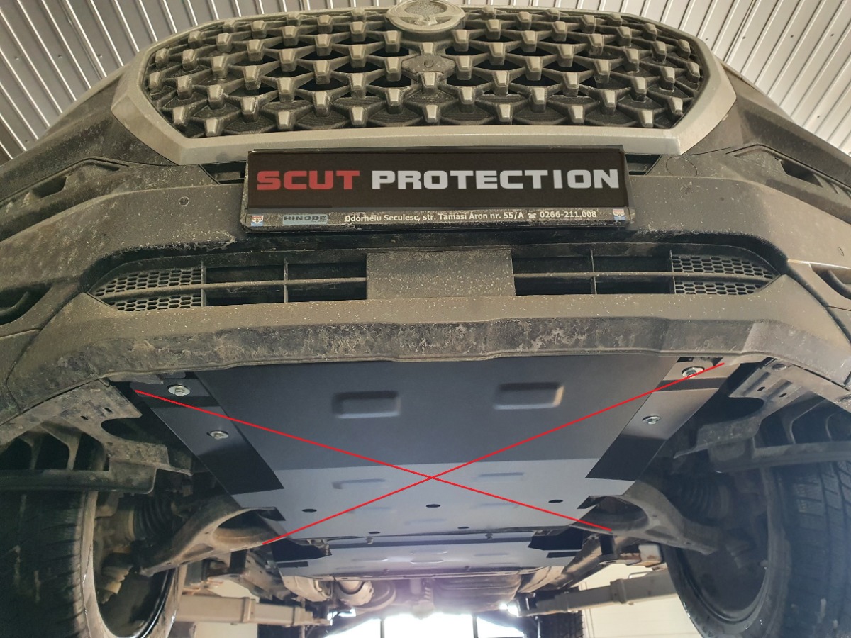 Stalen beschermplaat versnellingsbak | SsangYong Rexton (2017-2026) - 7