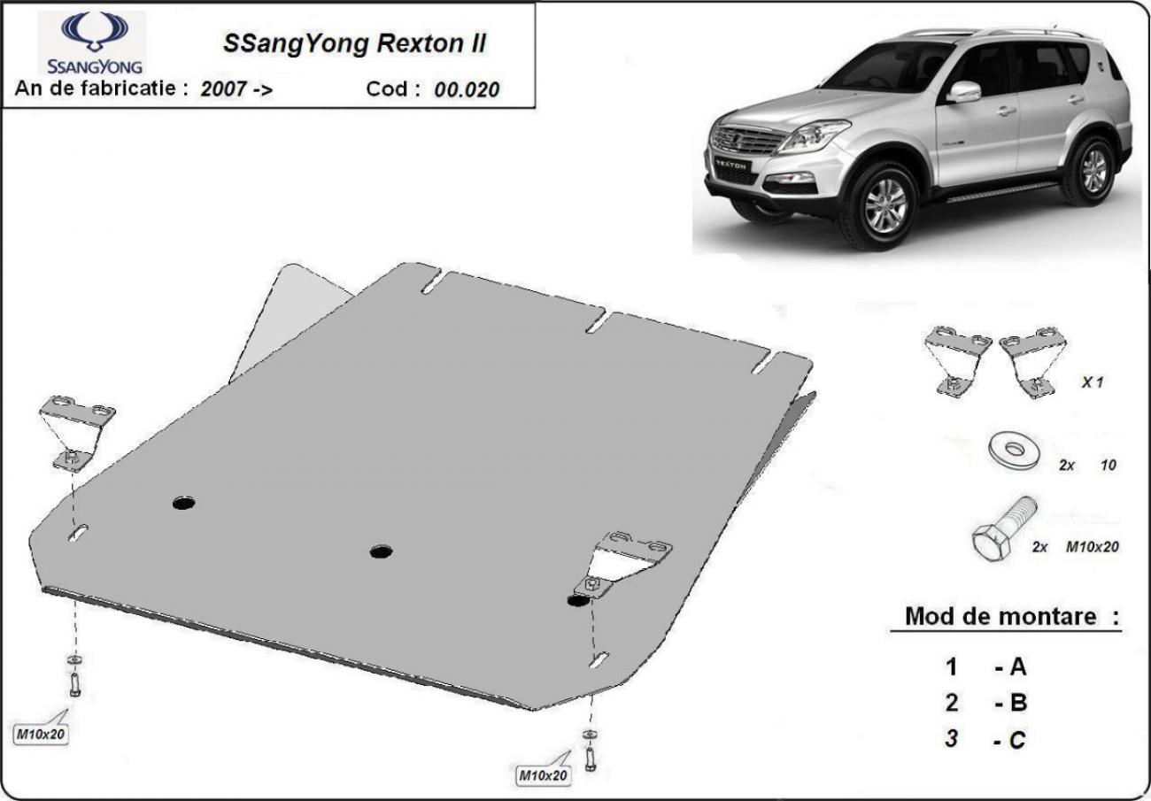 Bunnplate Stål Girkasse | SsangYong Rexton 2 (2007-2017) - 3