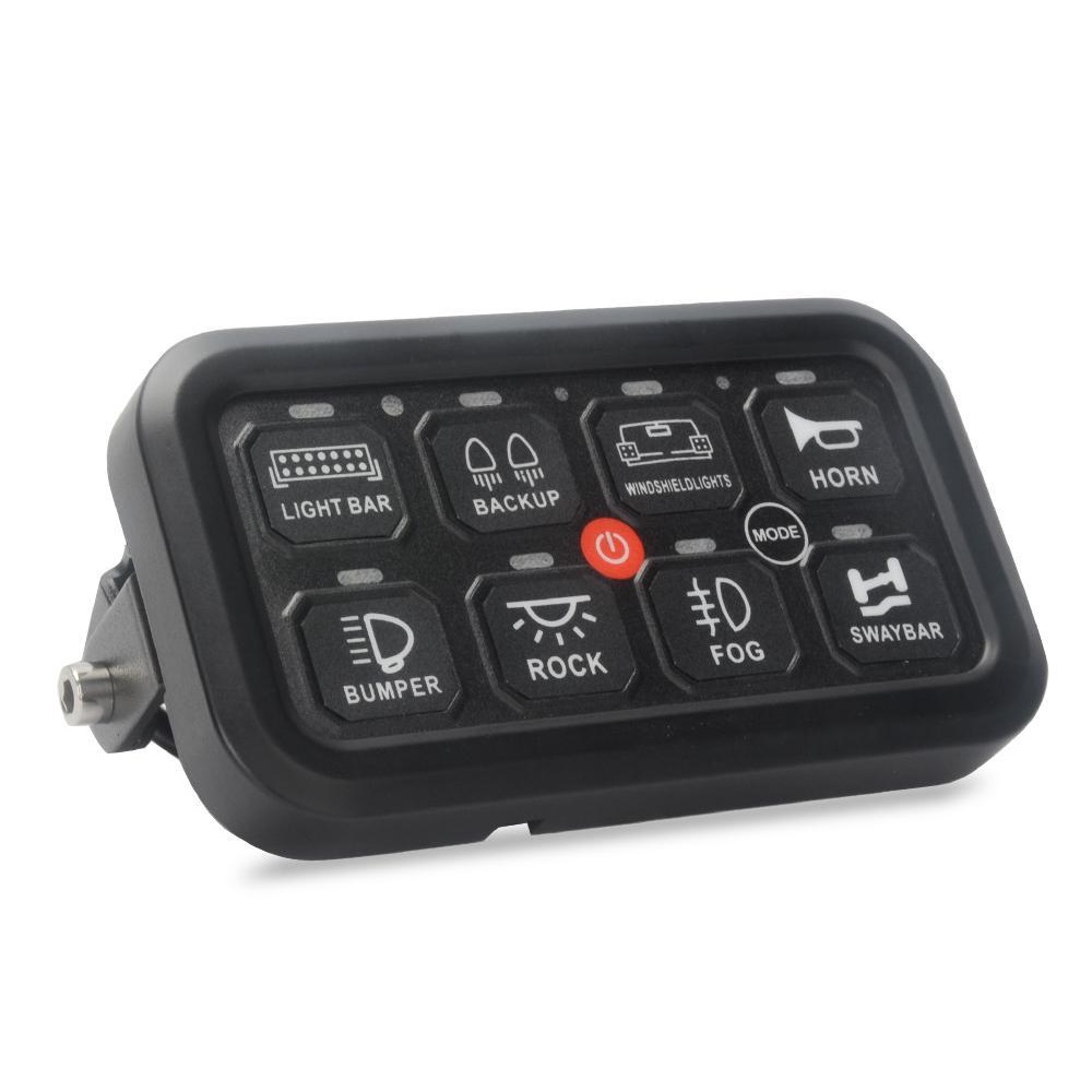 Switch Panel, relay box / fuse box 8 Gang