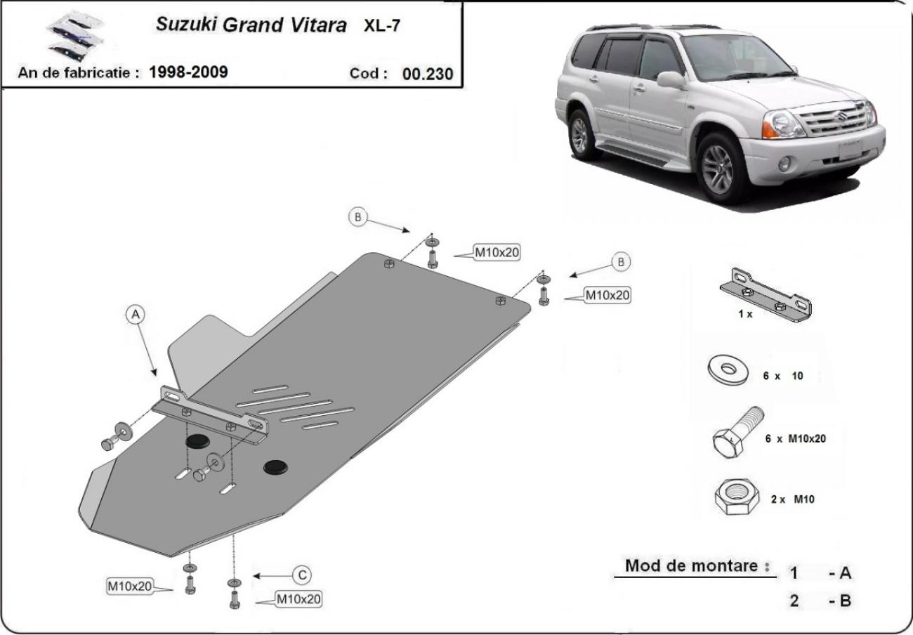 Hasplåt Stål Växellåda | Suzuki Grand Vitara XL-7 (1999-2005) - 3