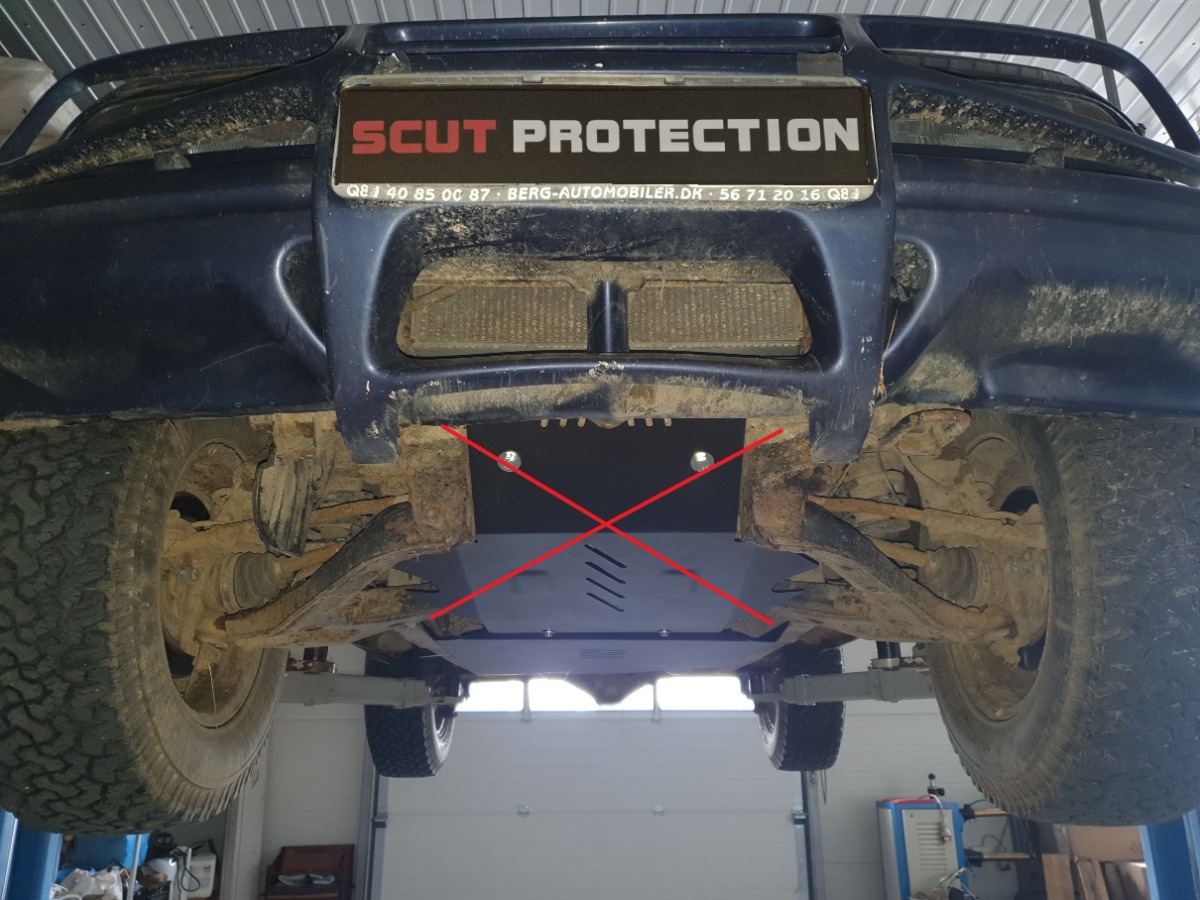 Proteção inferior da caixa de velocidades em aço | Suzuki Vitara (1988-1999) - 8