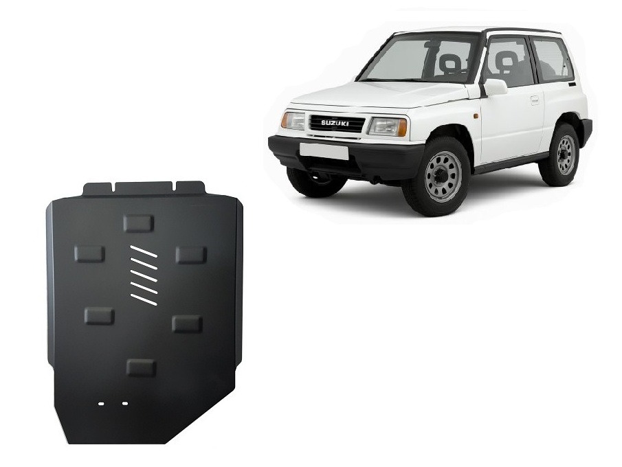 Proteção inferior da caixa de velocidades em aço | Suzuki Vitara (1988-1999) - 2