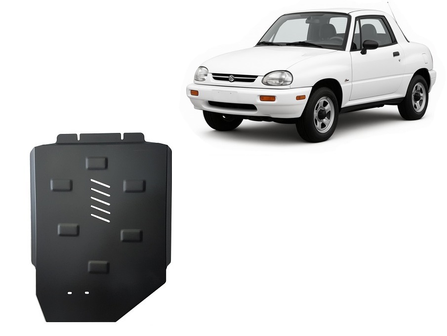 Protector inferior de acero para caja de cambios | Suzuki X90 (1988-1999) - 2