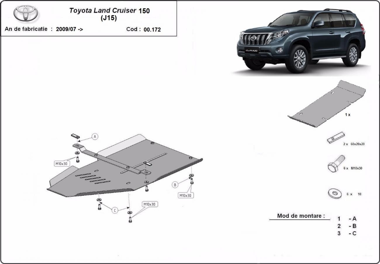 Hasplåt Stål Växellåda | Toyota Land Cruiser 150 (2009-2023) - 3