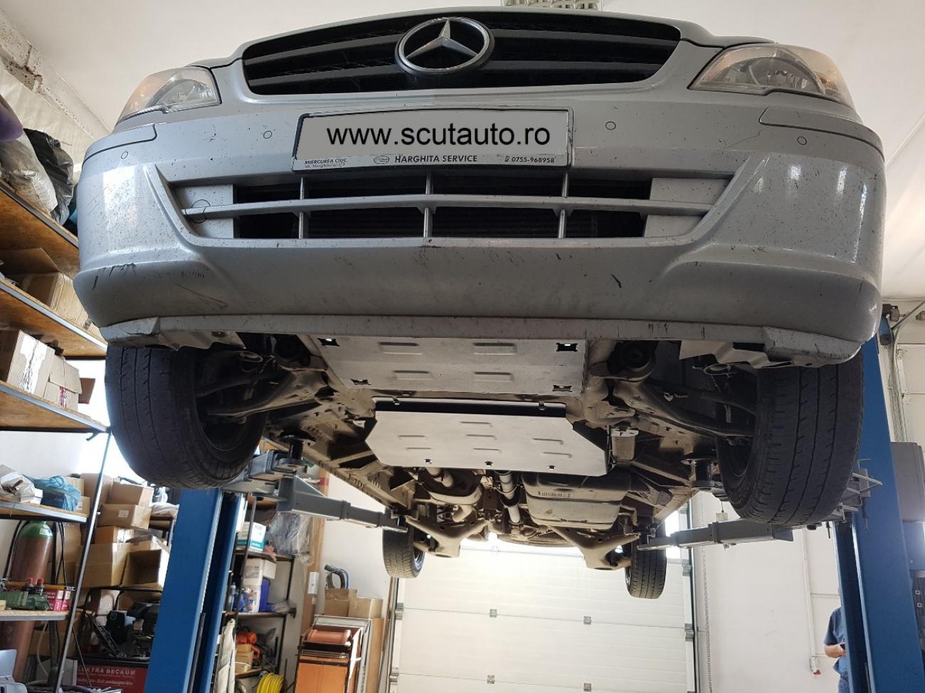 Skid plate Steel Gearbox | Mercedes Vito W639 - 2.2 D 4x2 (2003-2014) - 8