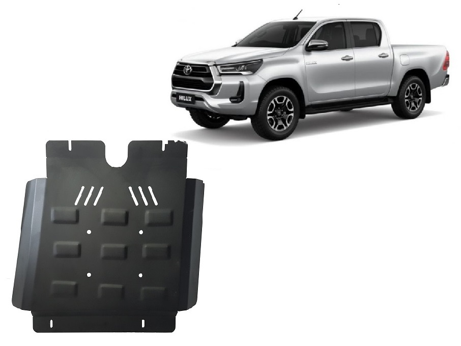 Stalen beschermplaat versnellingsbak | Toyota Hilux Invincible (2021-2026) - 2