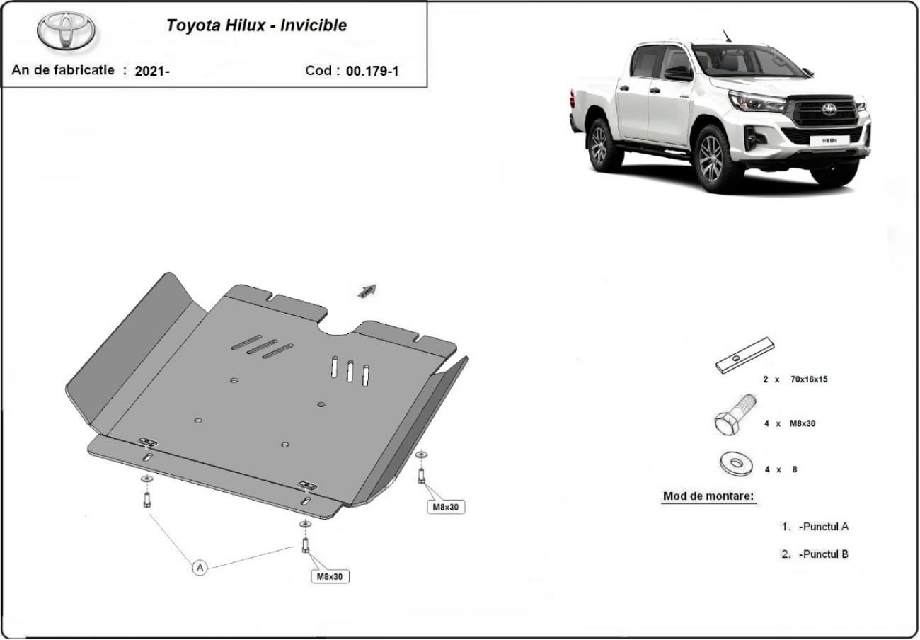 Hasplåt Stål Växellåda | Toyota Hilux Invincible (2021-2026) - 3