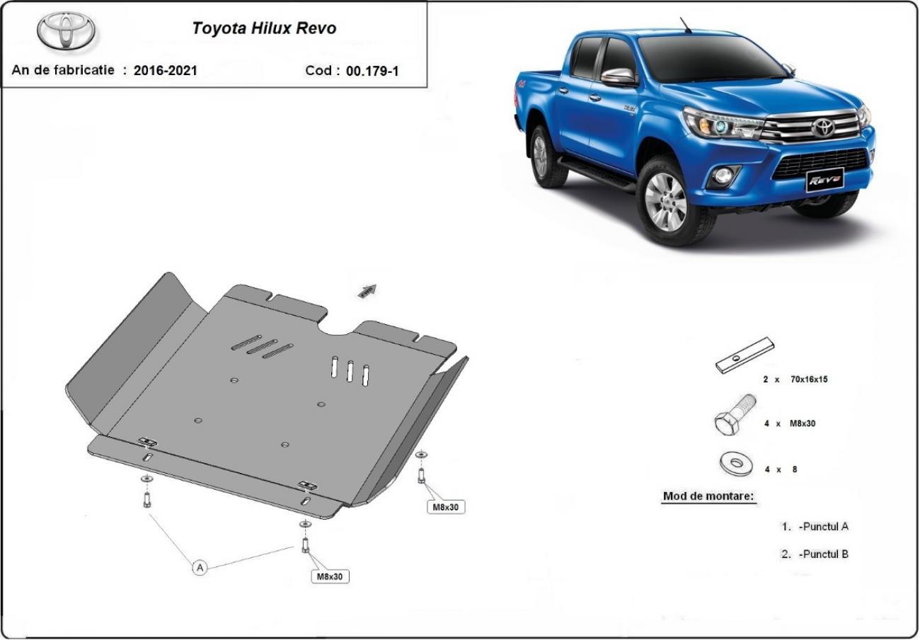 Skid plate Steel Gearbox | Toyota Hilux (2016-2026) - 3