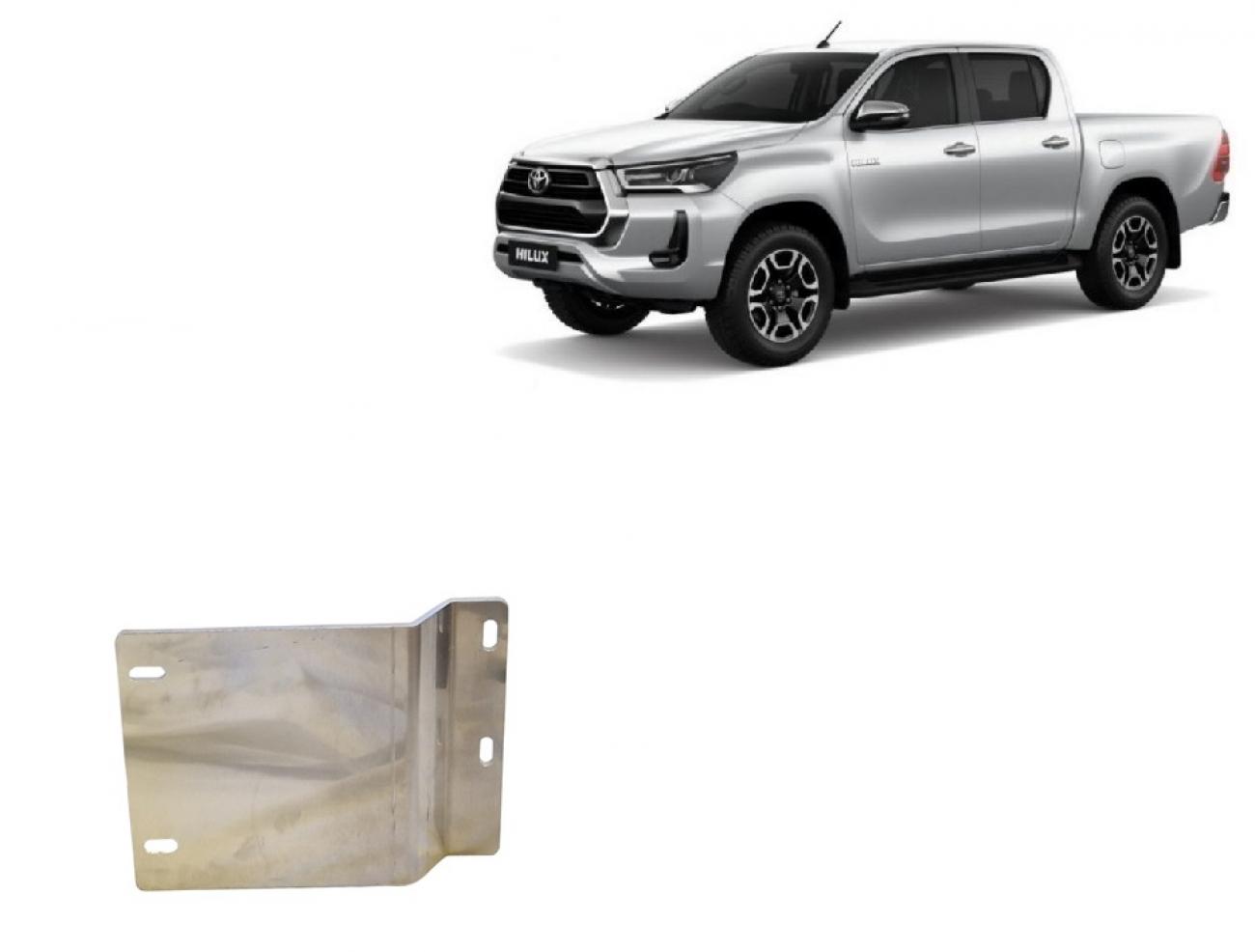 Skid plate Aluminium Particle filter sensor | Toyota Hilux (2021-2026) - 2