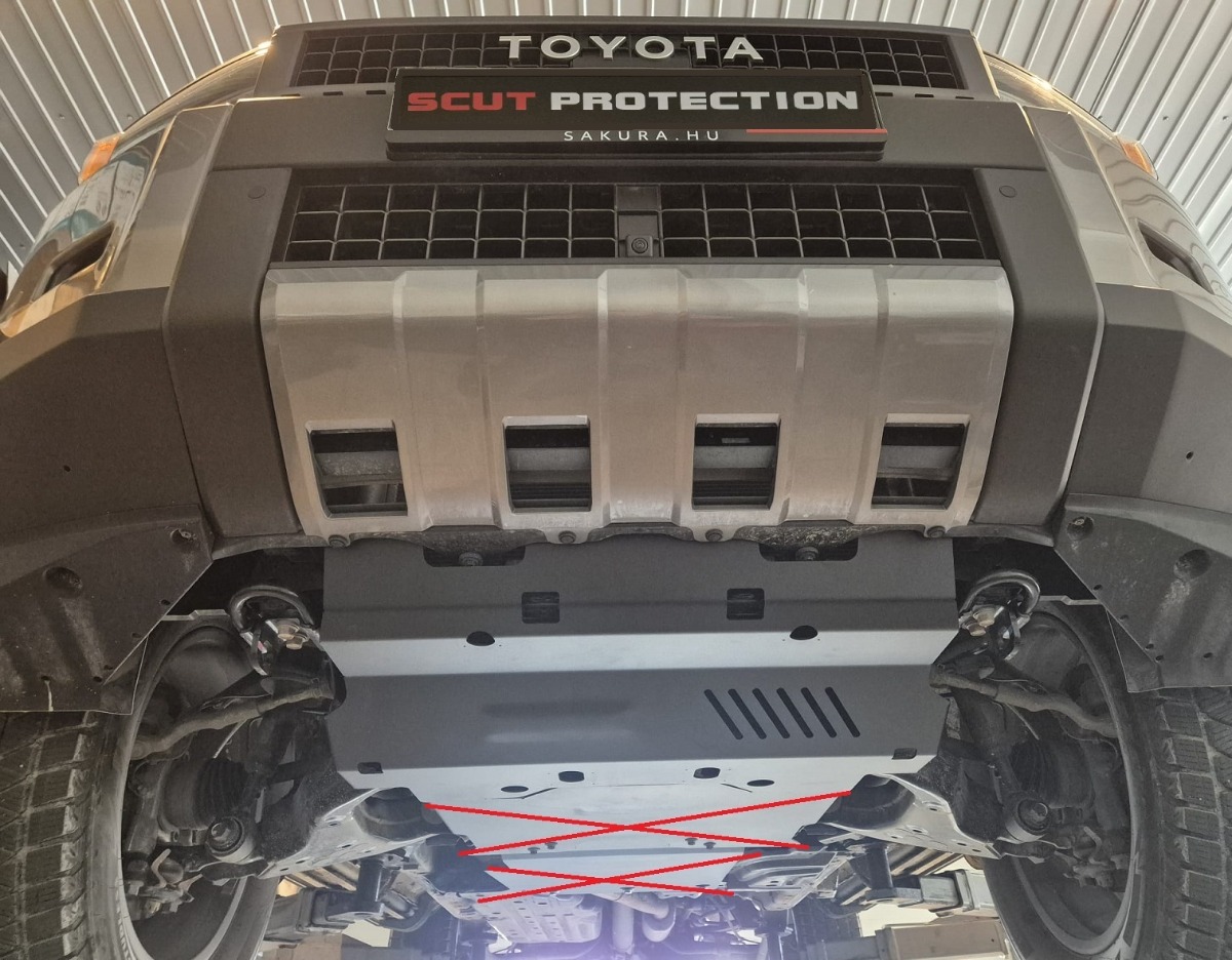 Proteção inferior do radiador em aço | Toyota Land Cruiser 250 (2024-2026) - 11