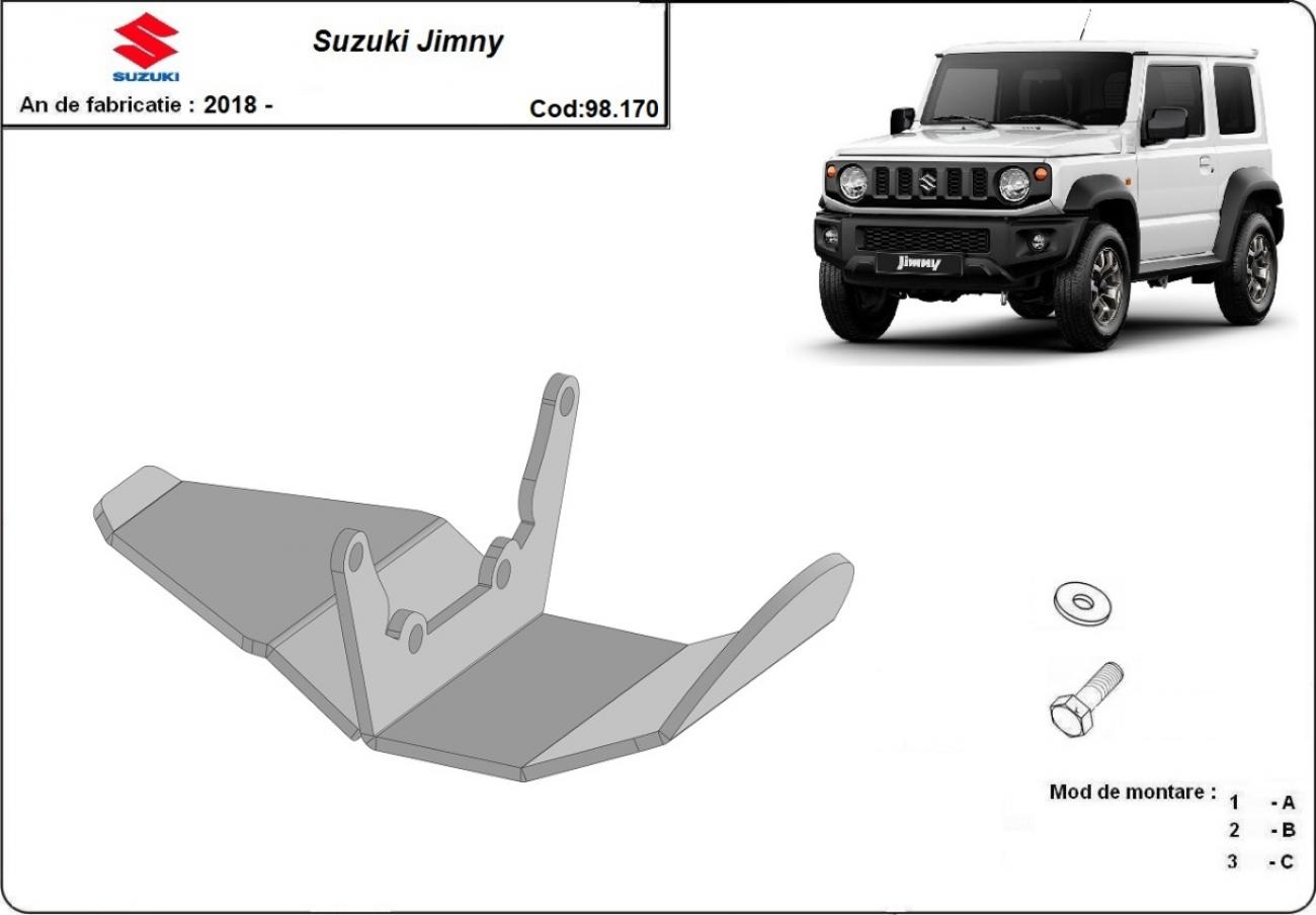 Hasplåt Stål Bakdifferential | Suzuki Jimny (2018-2026) - 3