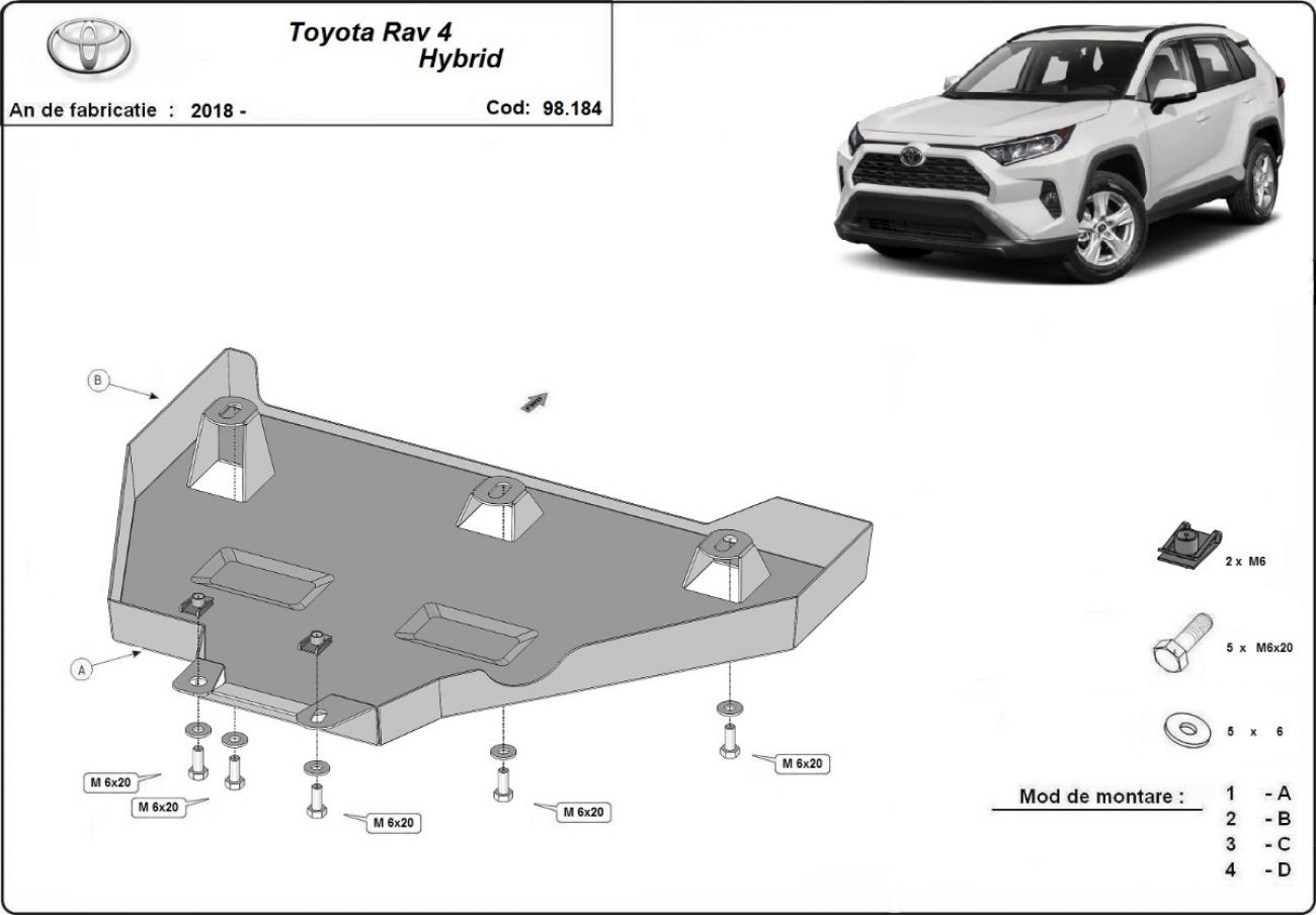 Bunnplate Stål Differensial | Toyota RAV 4 Hybrid (2018-2026) - 3